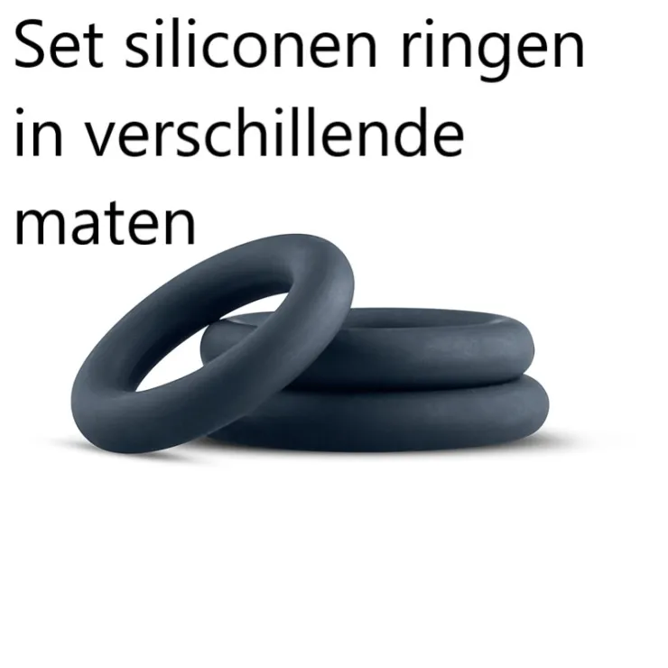 Set cockringen met verschillende diameters