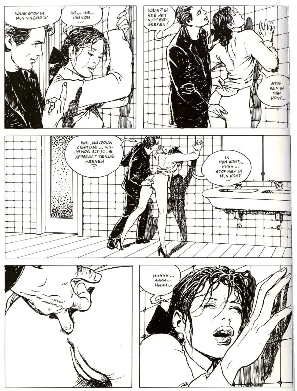 Erotische strip van Milo Manara, de Schakelaar deel 2, 14