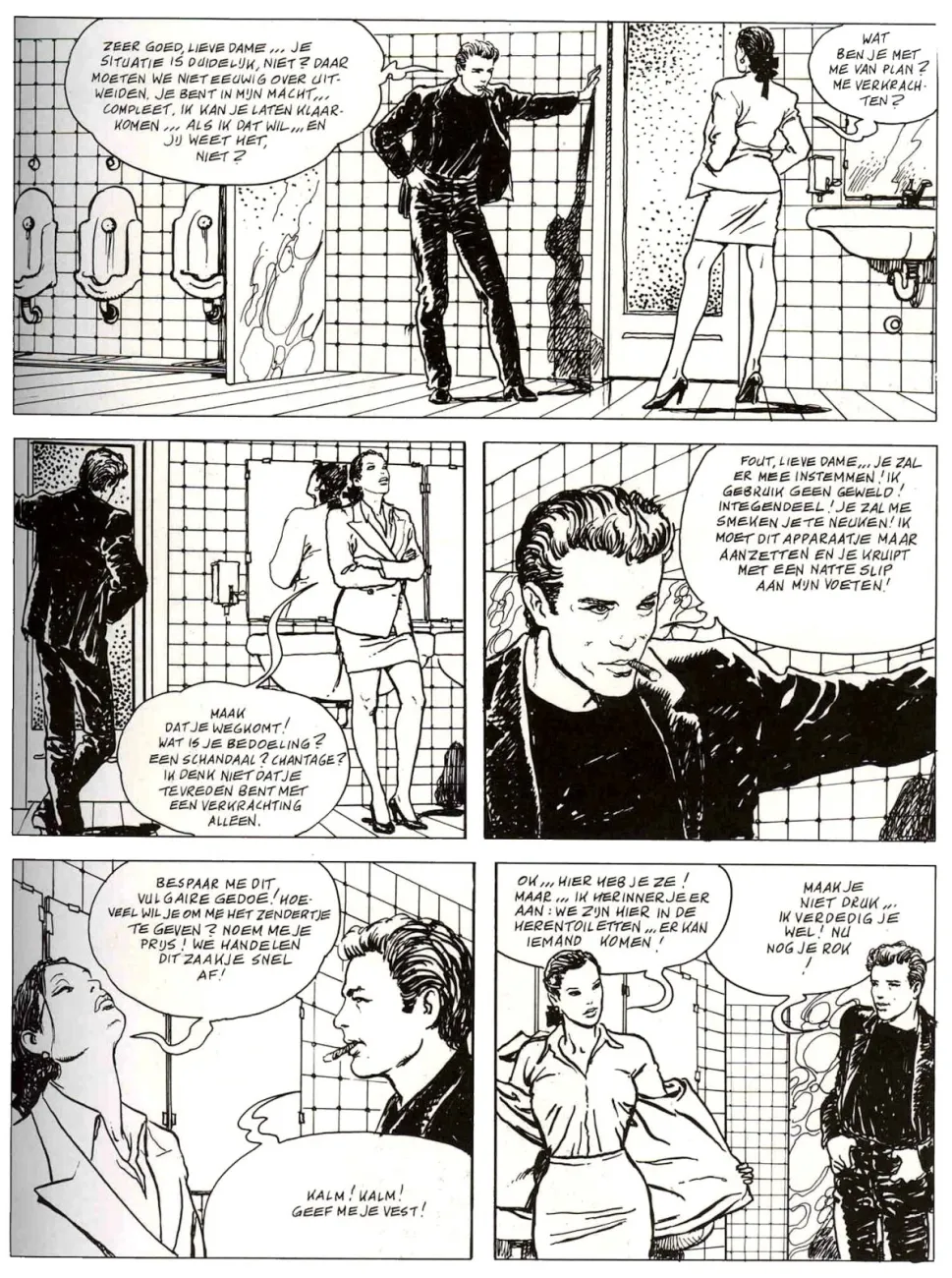 Erotische strip van Milo Manara, de Schakelaar deel 2, 5