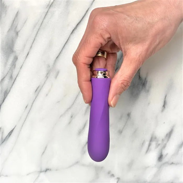 Foxy mini vibrator in hand