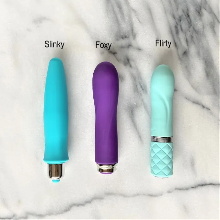 Slinky met twee andere mini vibrators