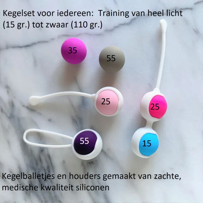 Kegelset voor iedereen trainen bekkenbodemspieren