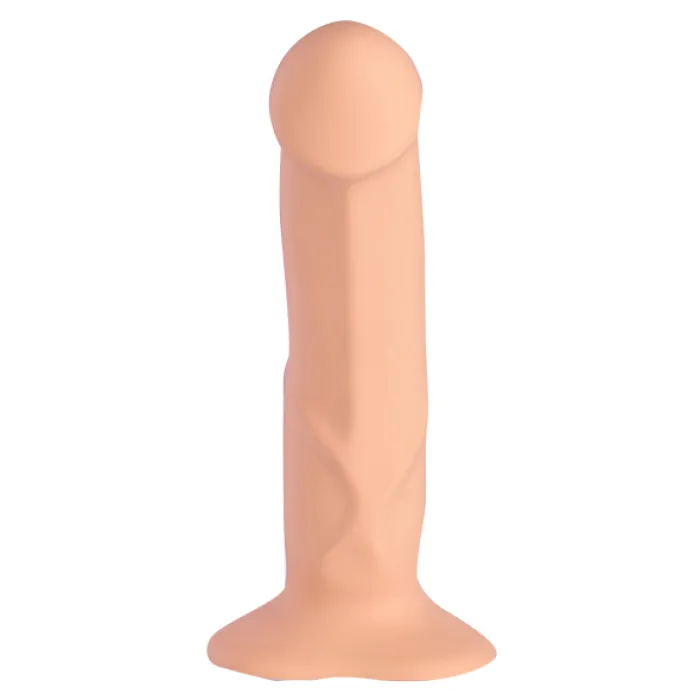 the boss, dildo van Fun Factory in poeder-roze beige