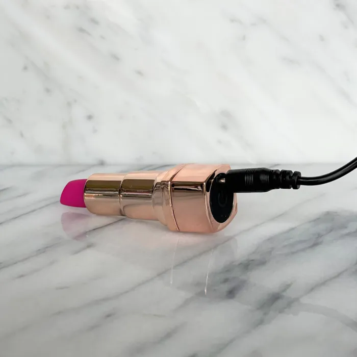 Lippenstift vibrator paars oplaadbaar