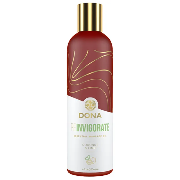 massage olie REINVIGORATE coconut, lime van Dona