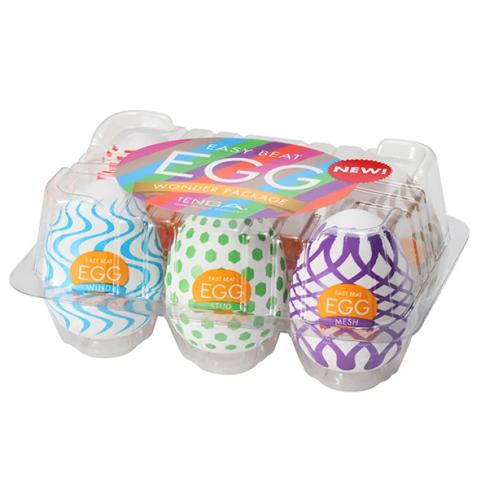 Tenga eggs set van 6 mastubrators