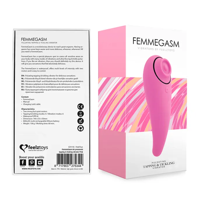 Femmgasm vibrator in verpakking