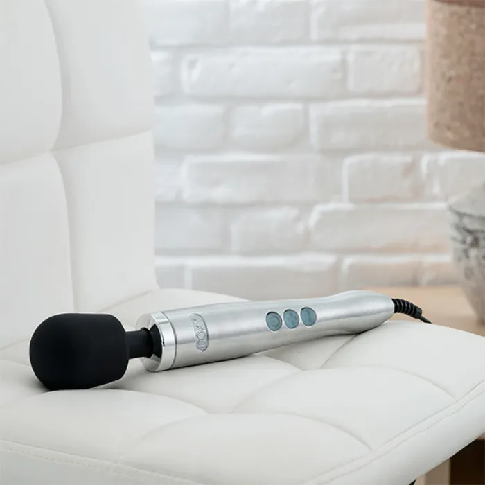 Doxy die cast wand massager zilver