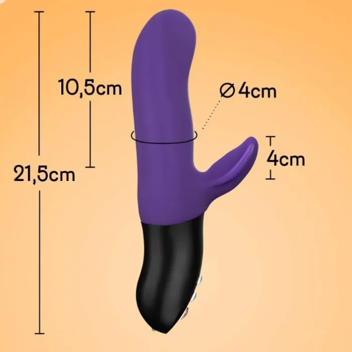 Bi Stronic van Fun Factor Pulsator/vibrator met afmetingen