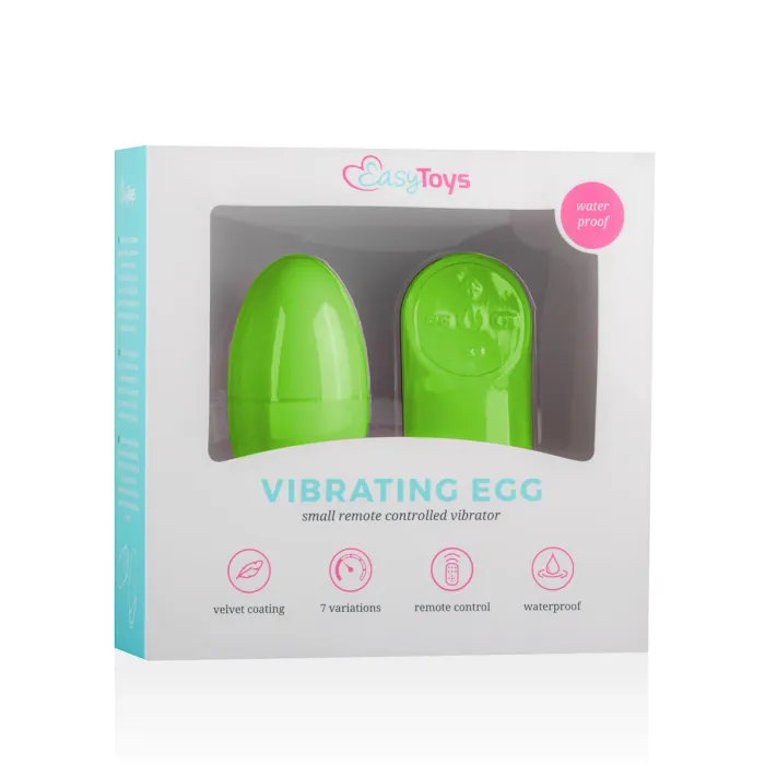 Vibrating egg in verpakking voordat wij het testen