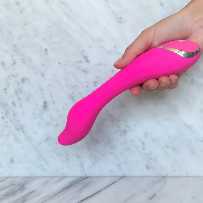 Naghi vibrator in hand, slecht