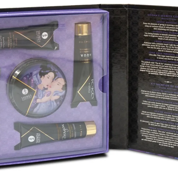 Shunga Giftbox erotisch fruit, binnenkant