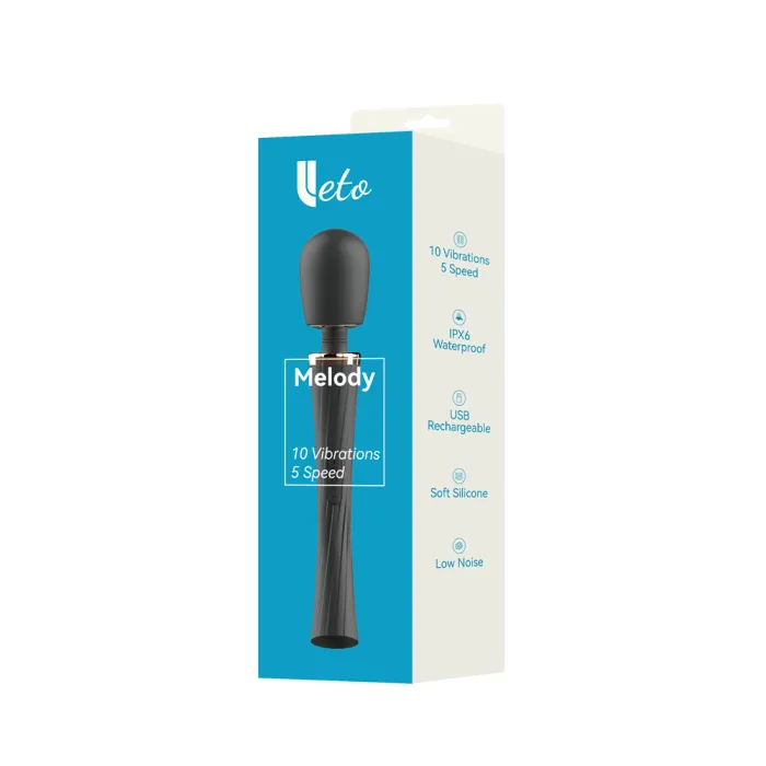 Melody wandmassager in verpakking