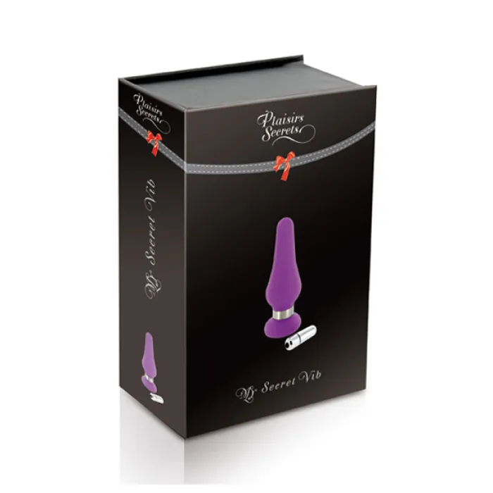 medium size buttplug met vibraties, doosje