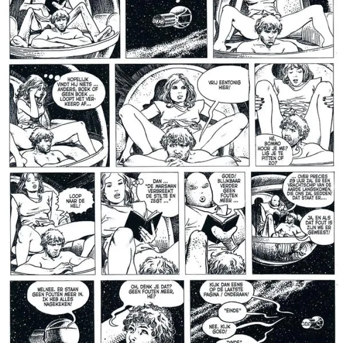 Filmclips Milo Manara stripboek