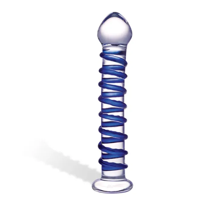 Stijlvolle glazen dildo