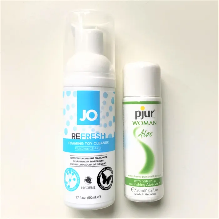 Reiniger Jo 50 ml en Pjur Aloe 30 ml