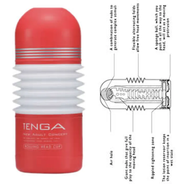 Tenga Original Rolling Head Cup